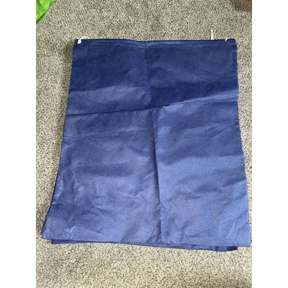 Lot 3 Dooney & Bourke Dust Bags Navy Blue Drawstring 18" Large Storage Covers - Picture 3 of 5